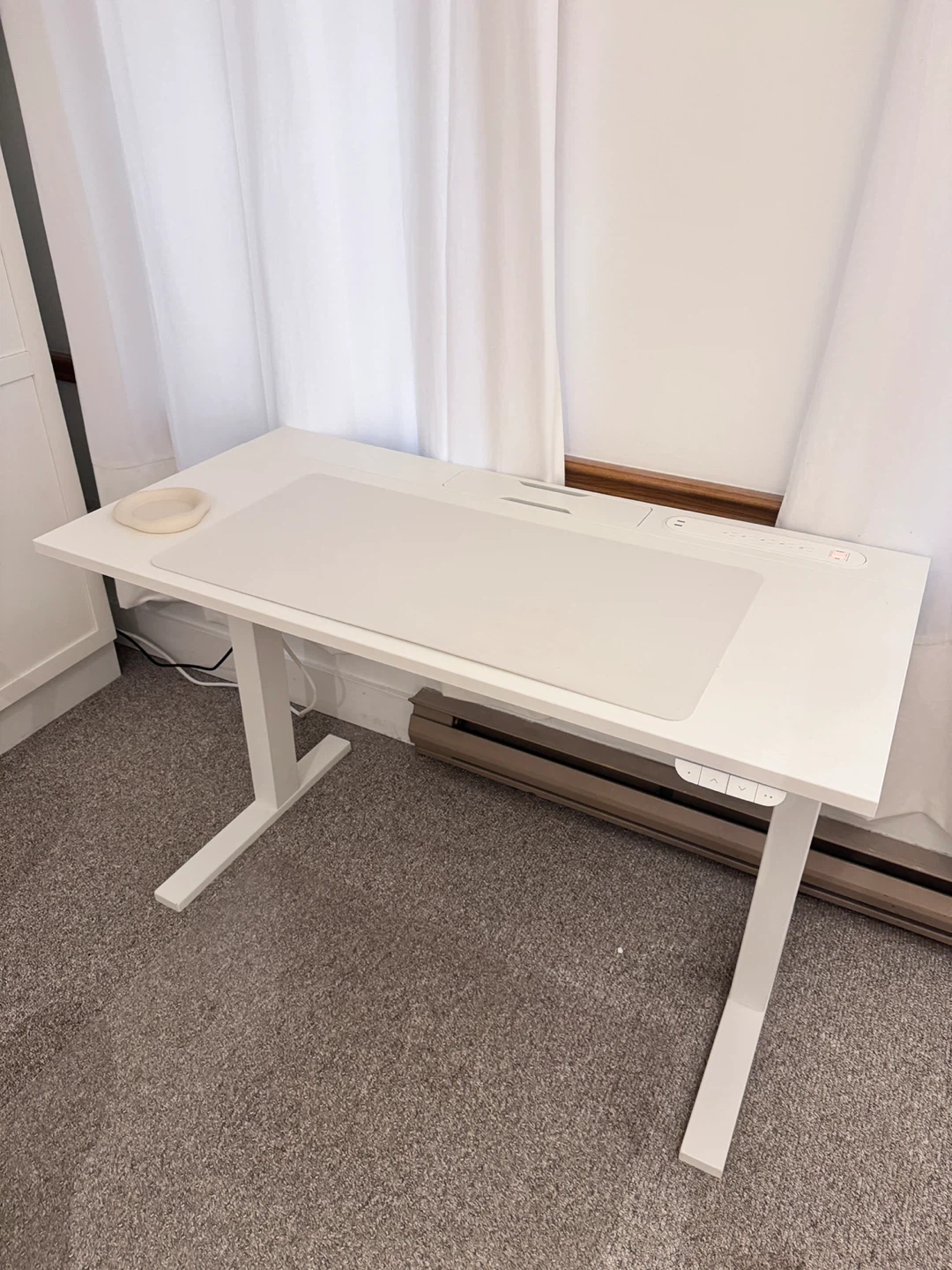 Electric Standing Desk - White - photo 2