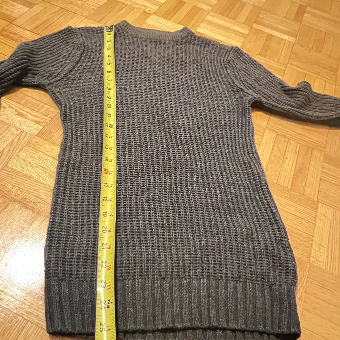 Agenda Grey Knit Sweater - Size S - photo 2