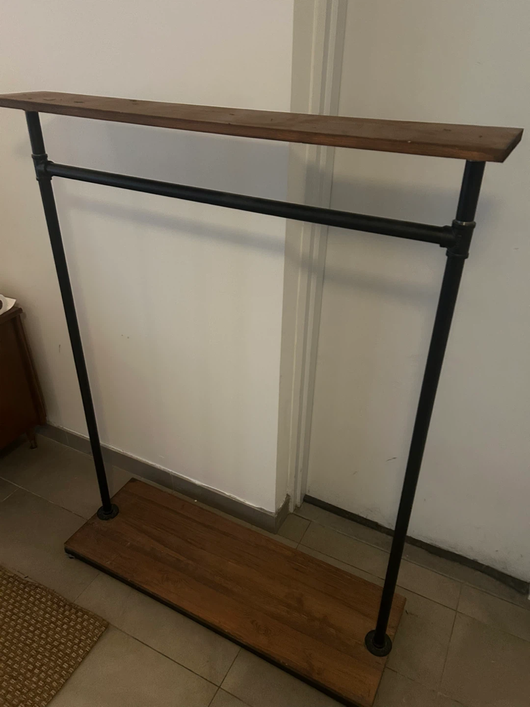 Industrial Style Clothes Rack - photo 2