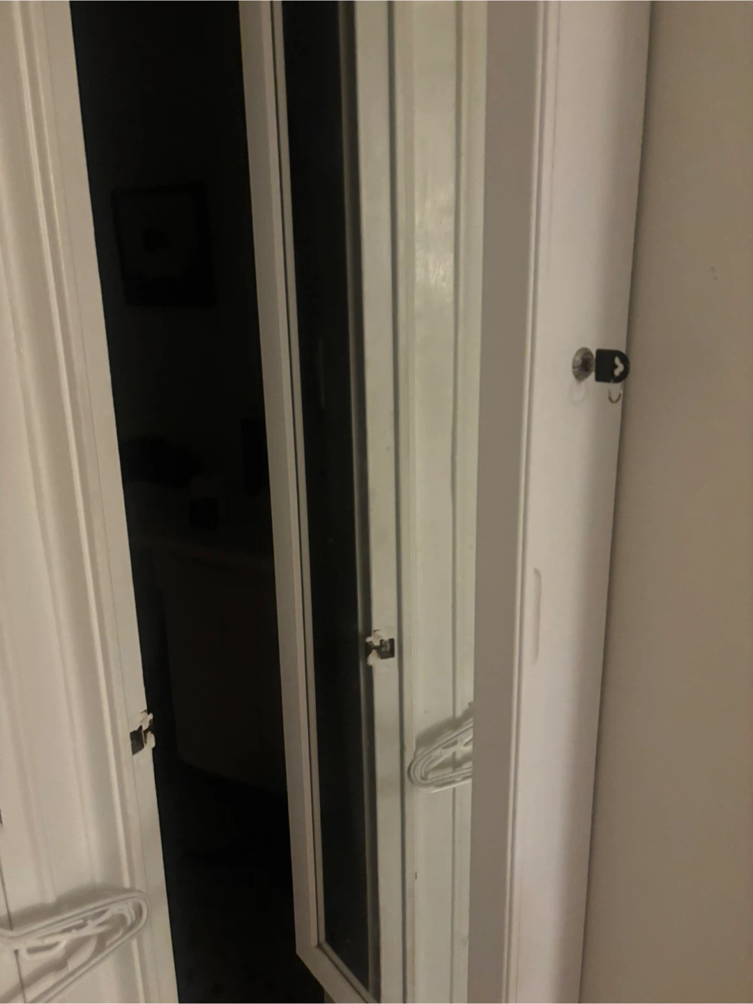 White Jewelry Armoire with Mirror