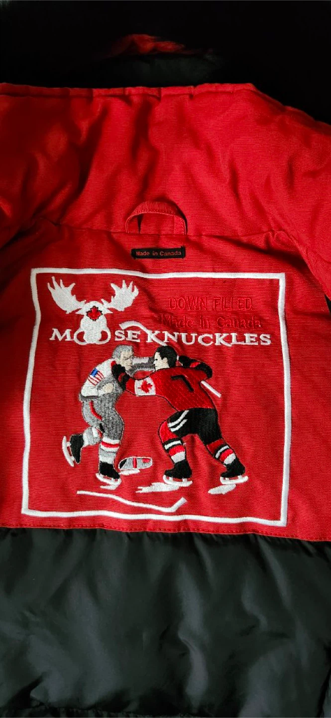 Moose Knuckles Down Parka - Red 🏆 - photo 4