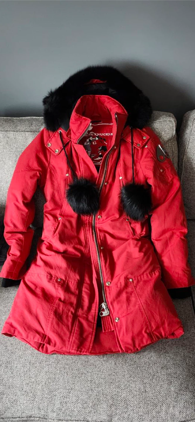 Moose Knuckles Down Parka - Red 🏆