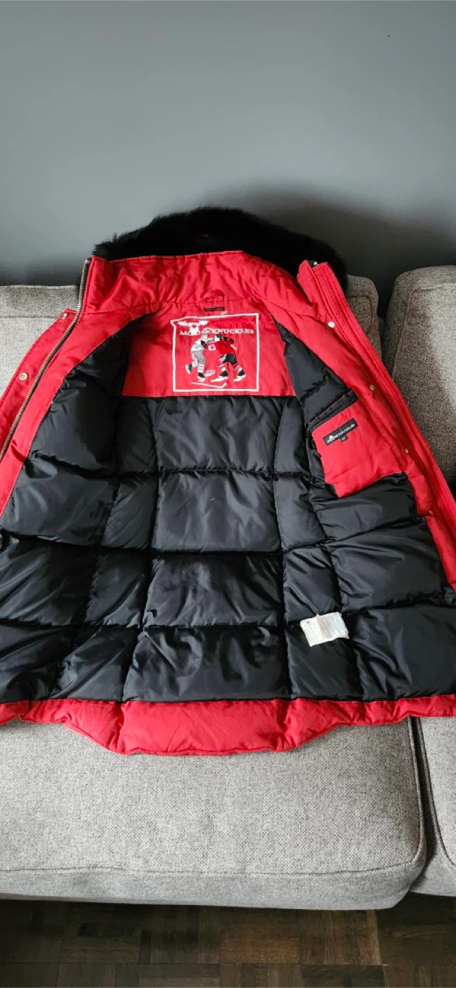 Moose Knuckles Down Parka - Red 🏆 - photo 3