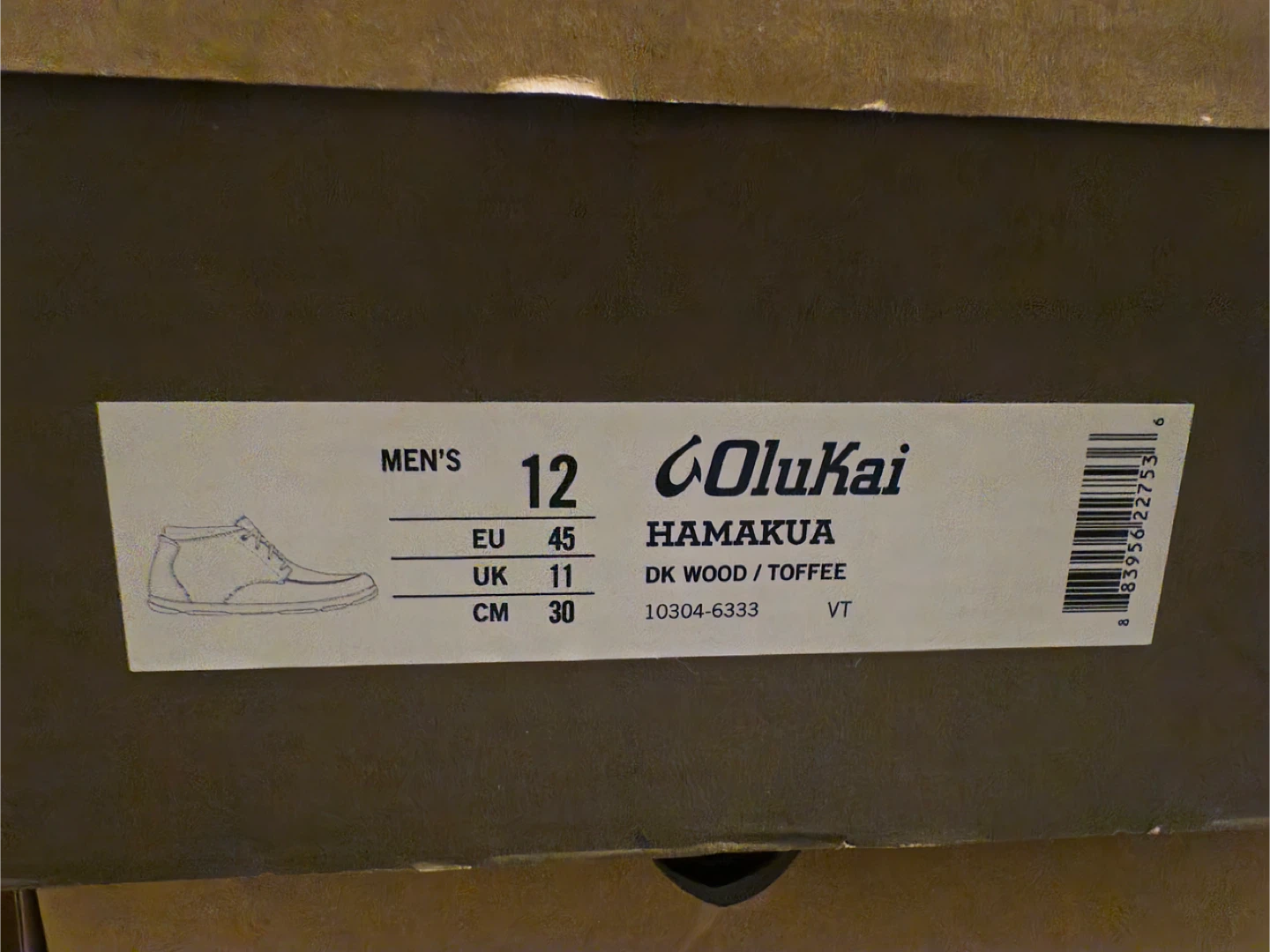 OluKai Makia Charcoal/Charcoal Men's Size 8 - photo 2