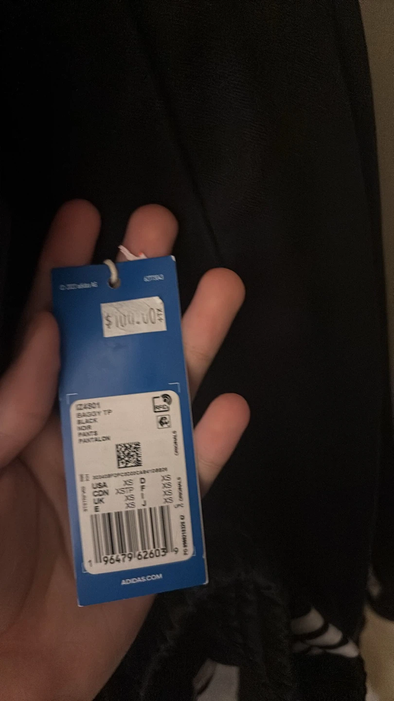 New Adidas Black Track Pants - Size XS - photo 4