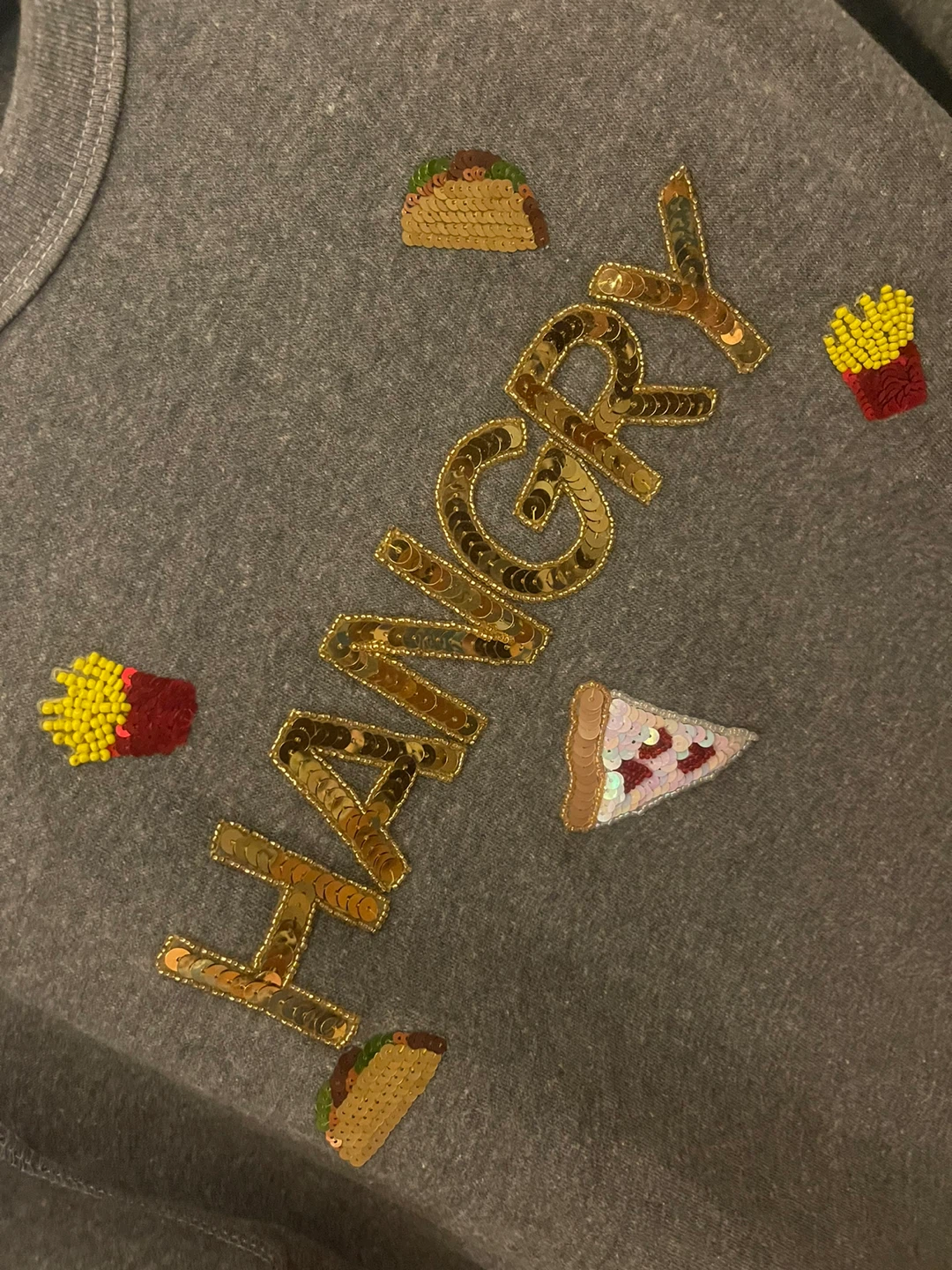 Bow & Drape Hangry Sweatshirt - Size L