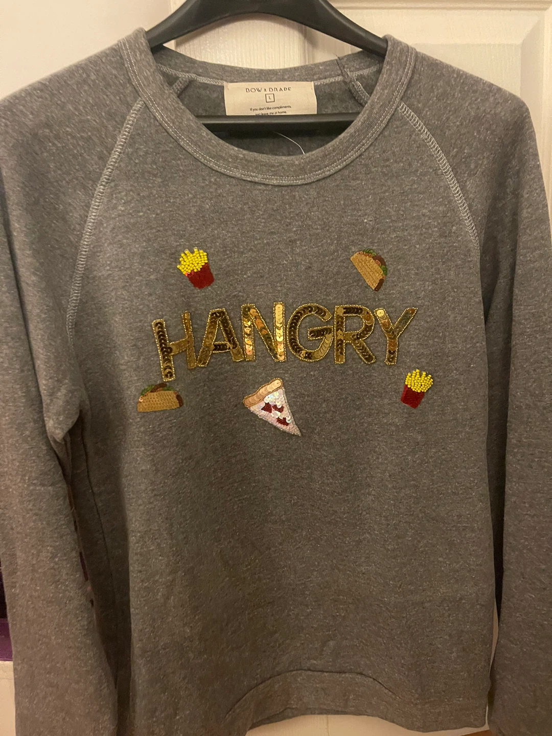 Bow & Drape Hangry Sweatshirt - Size L - photo 2