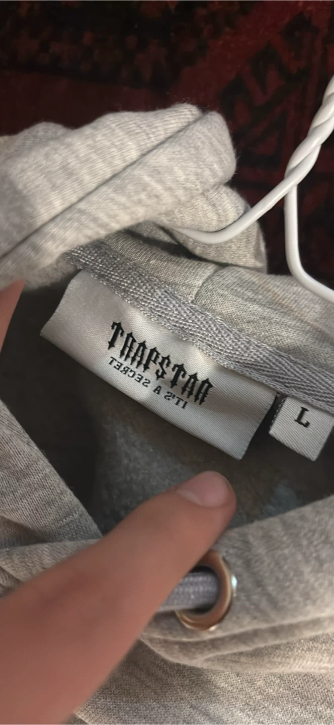 Trapstar Grey Hoodie Size L - photo 3