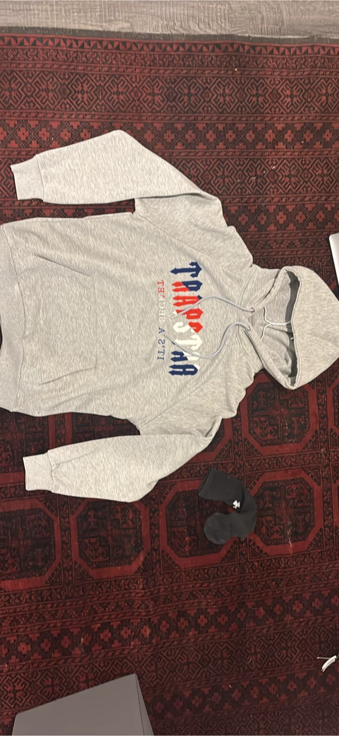 Trapstar Grey Hoodie Size L - photo 2