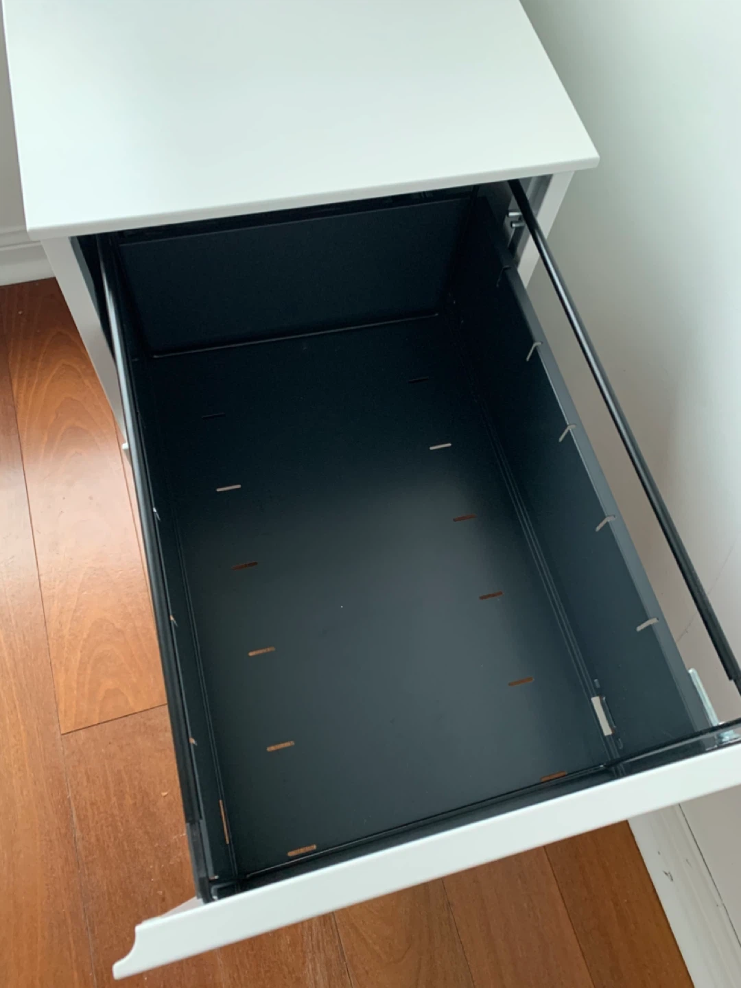 2 Draw Metal White Filing Cabinet - photo 4