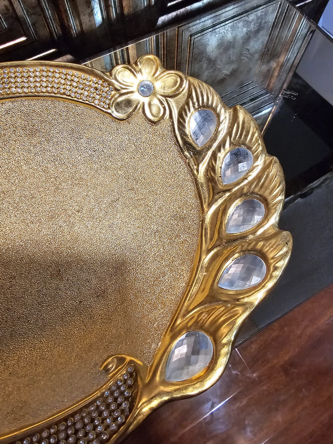 Gold Decorative Tray - photo 2