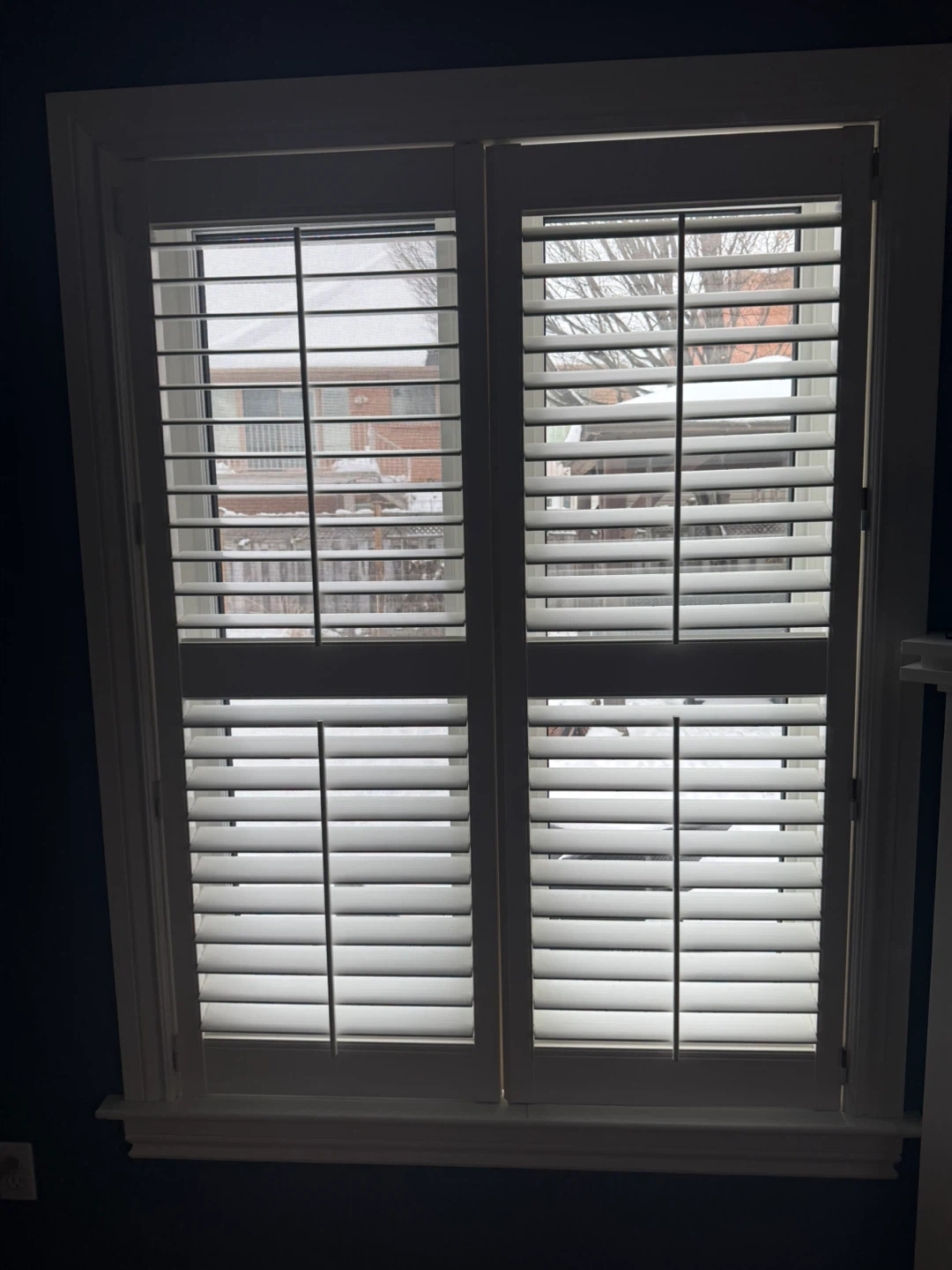 White Interior Window Shutters- California shutters