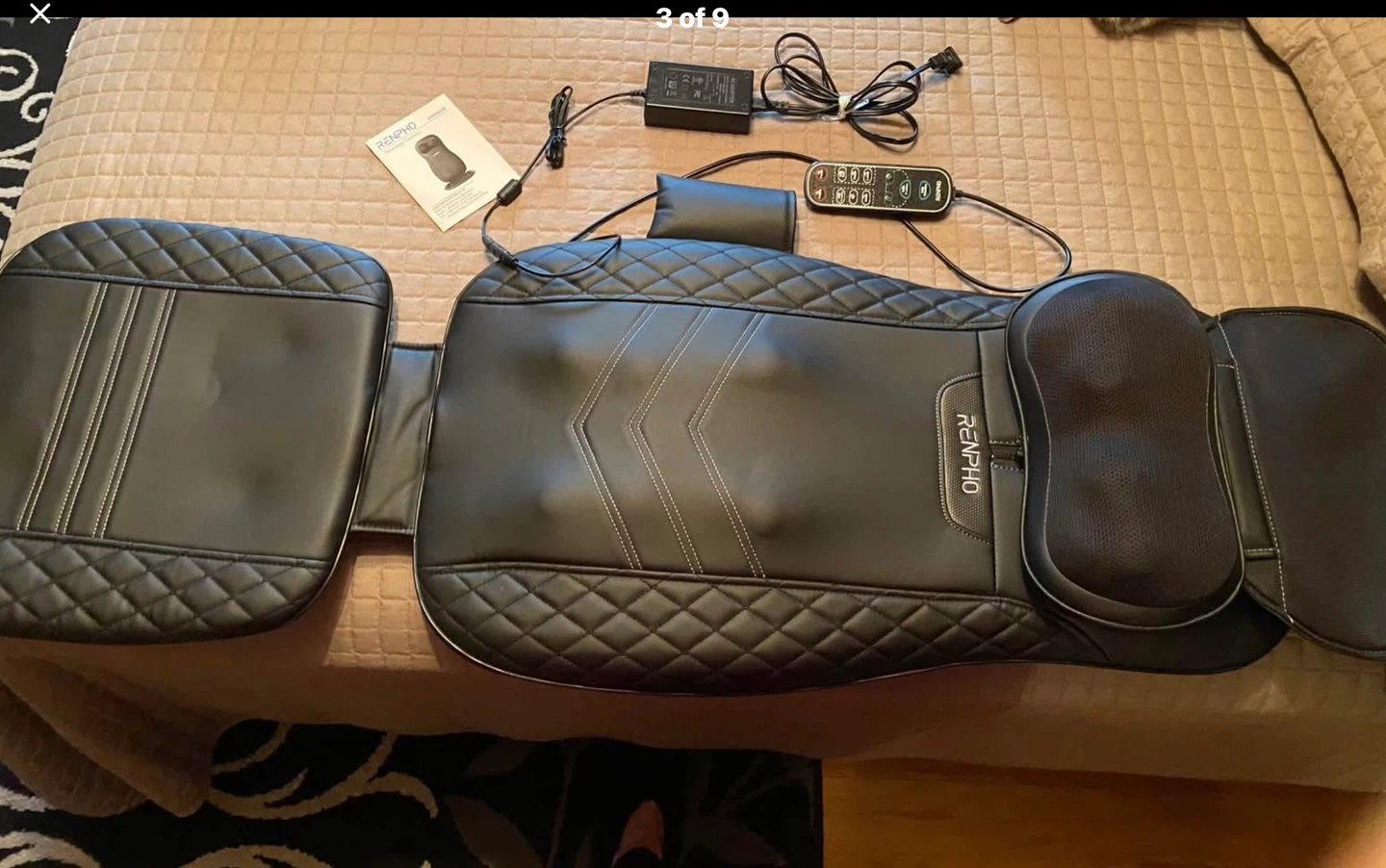 Renpho Shiatsu Neck & Back Massager with Heat - photo 2