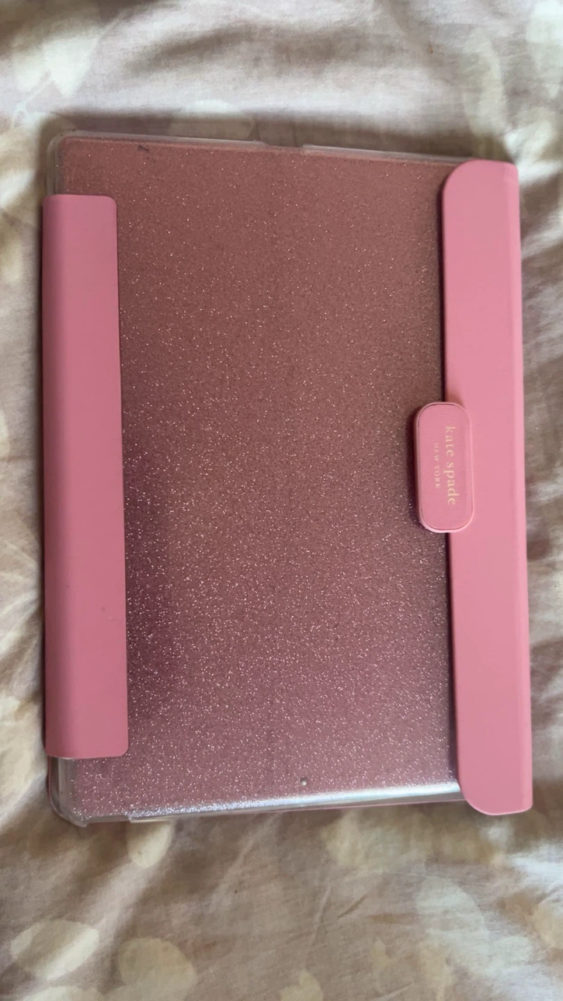 Kate Spade iPad Case - Pink Glitter