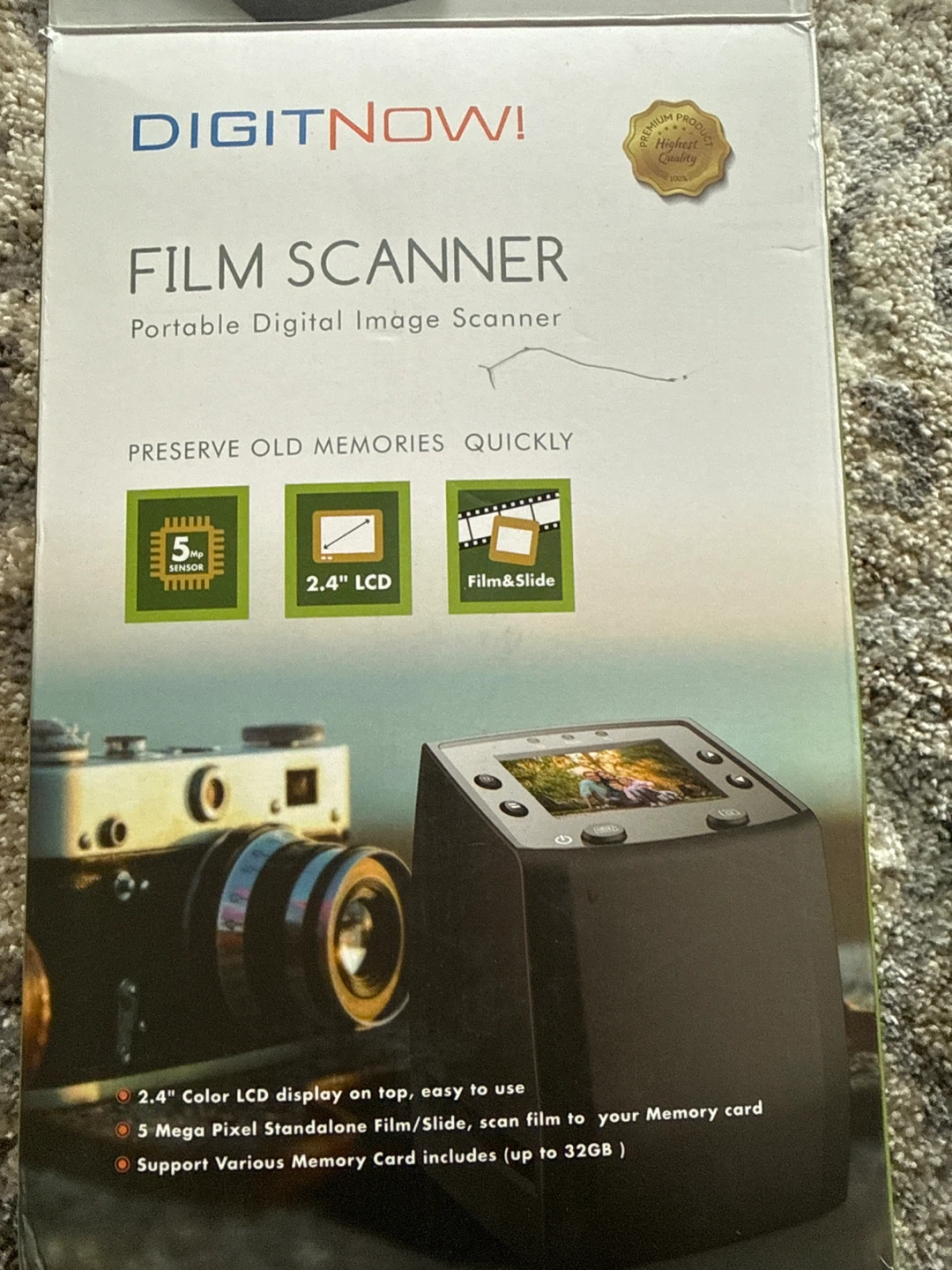 Digitnow! Film Scanner - Portable Digital Image Scanner