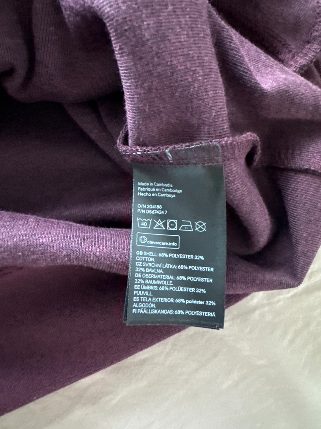 H&M Purple Cowl Neck Pullover - Size XS - photo 4