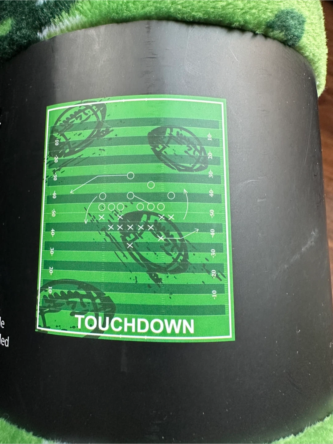 Dick's Football Plush Sport Throw Blanket 50"x60"