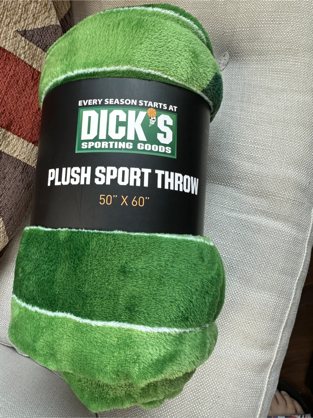 Dick's Football Plush Sport Throw Blanket 50"x60" - photo 2