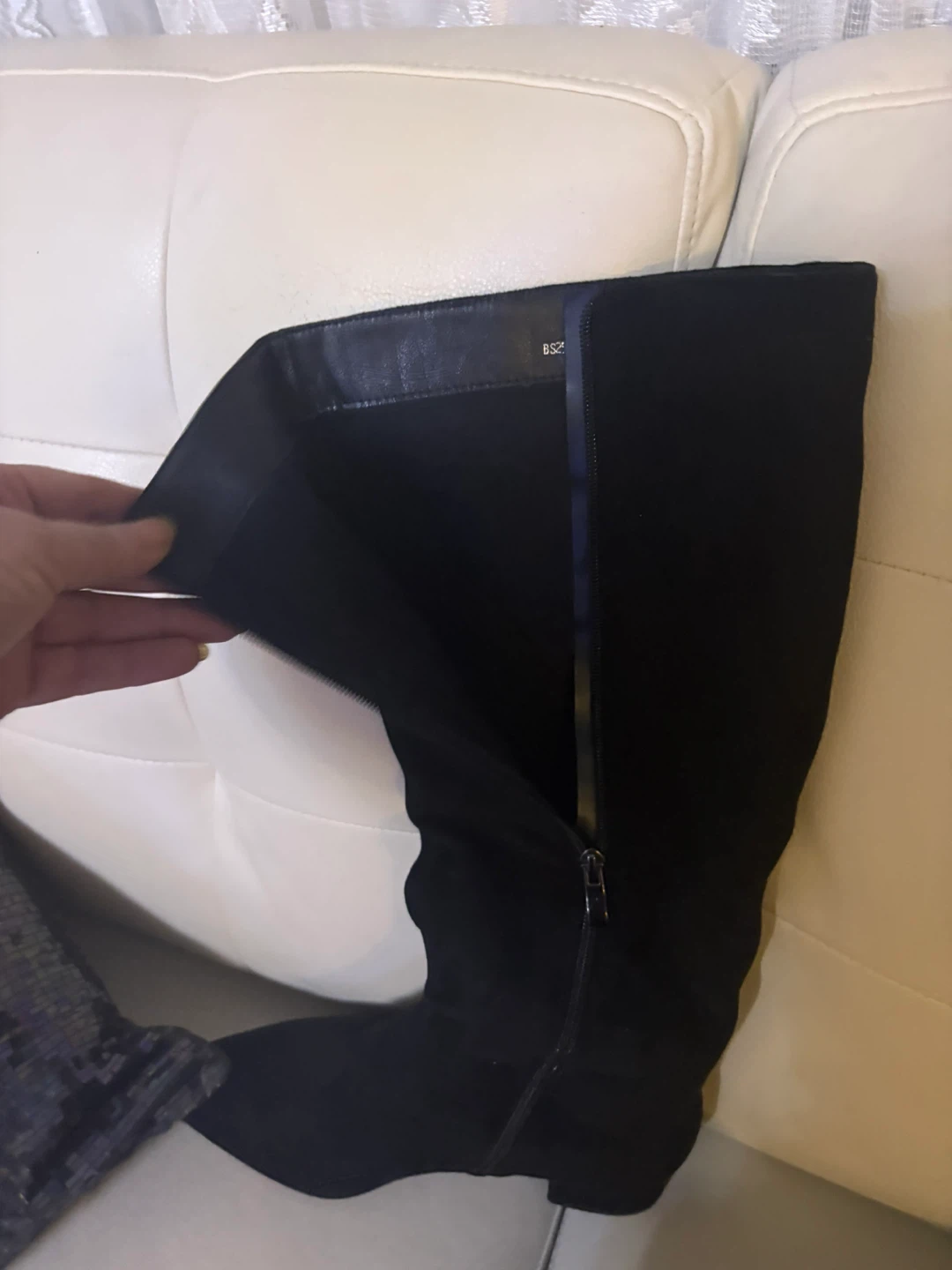 Black Knee High Boots - Size 9.5 - photo 3