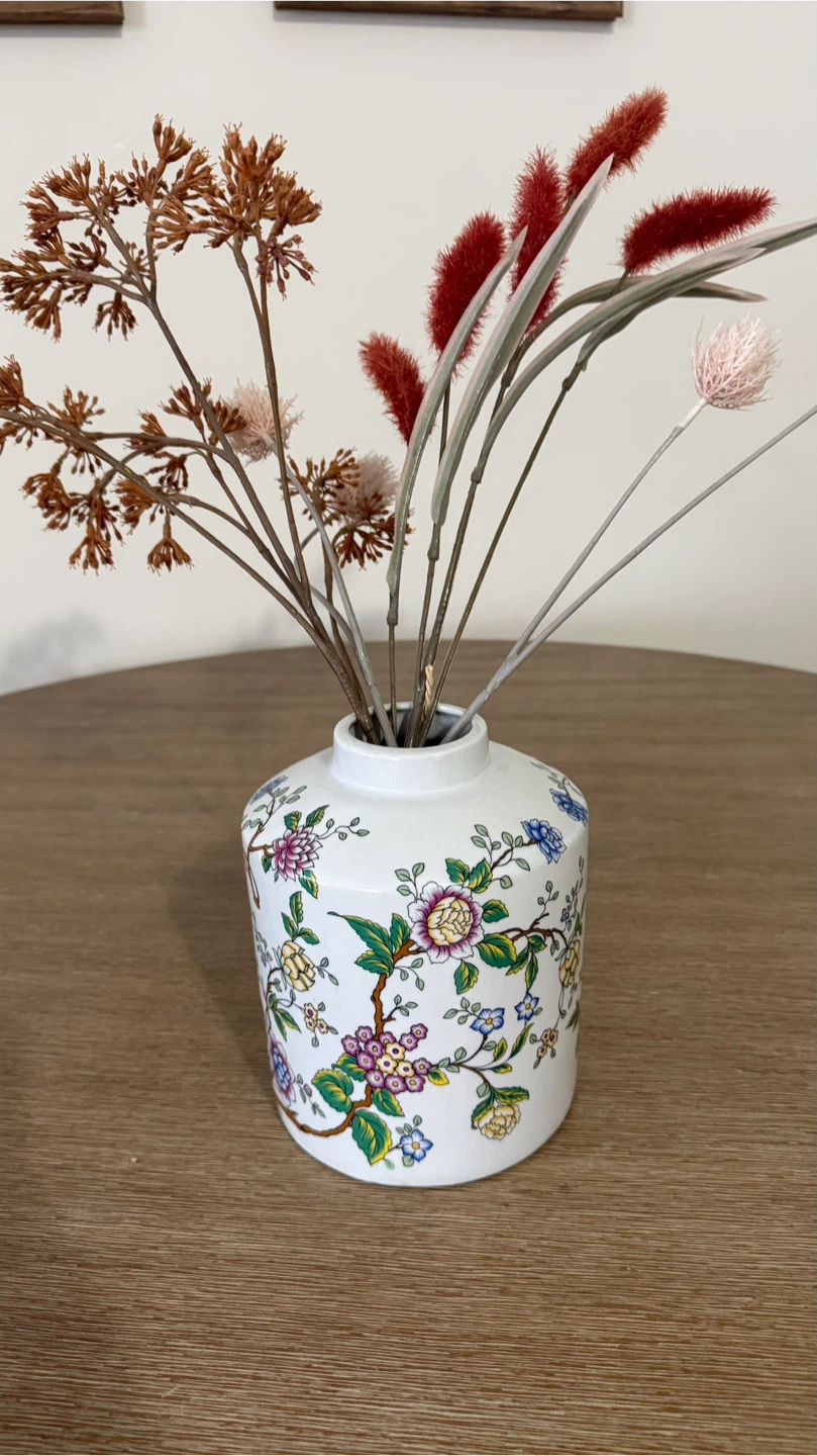 Floral Vase with Lid