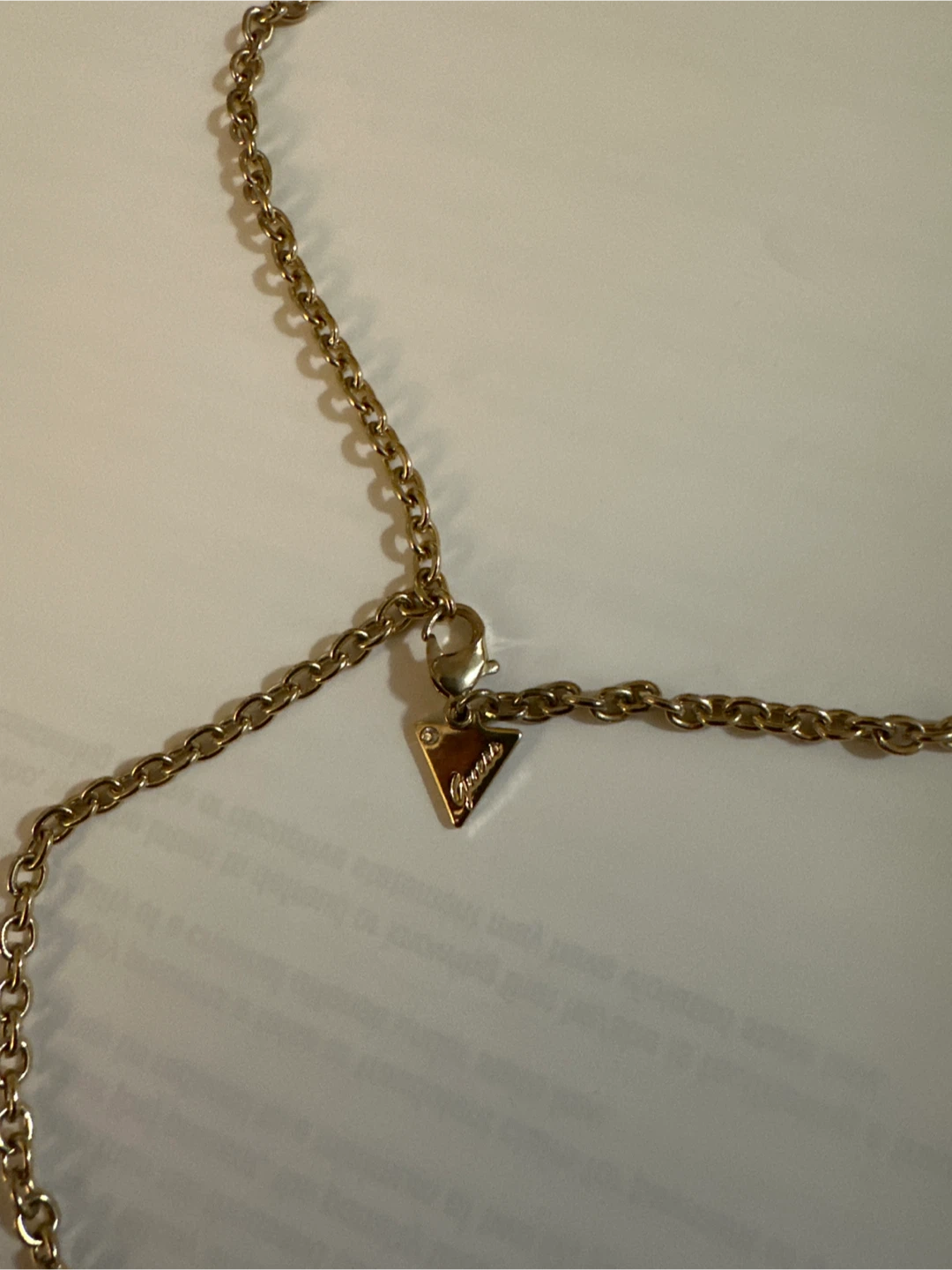 Adjustable Guess Charm Necklace - photo 2