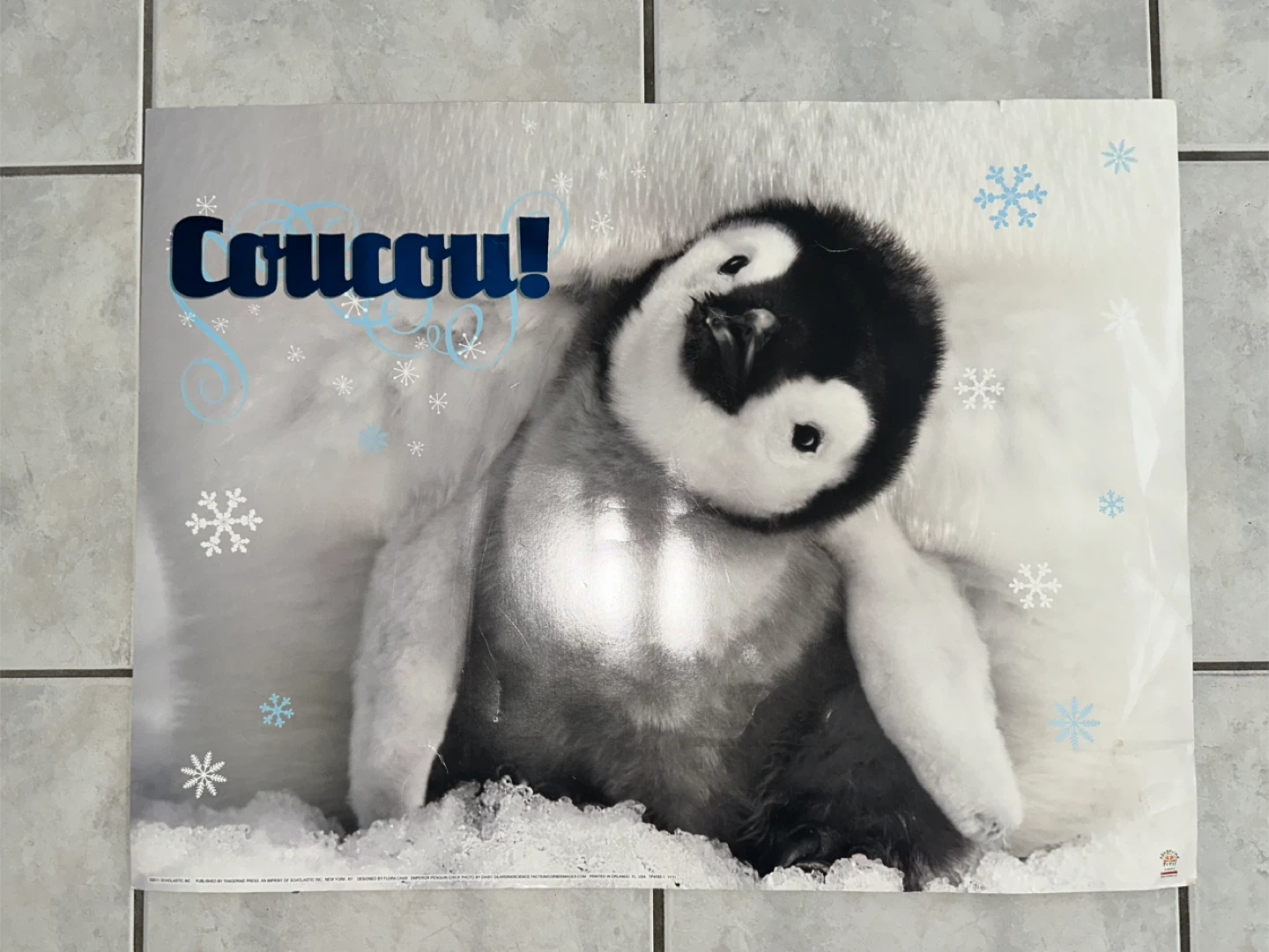 Coucou! Penguin Poster 🥕