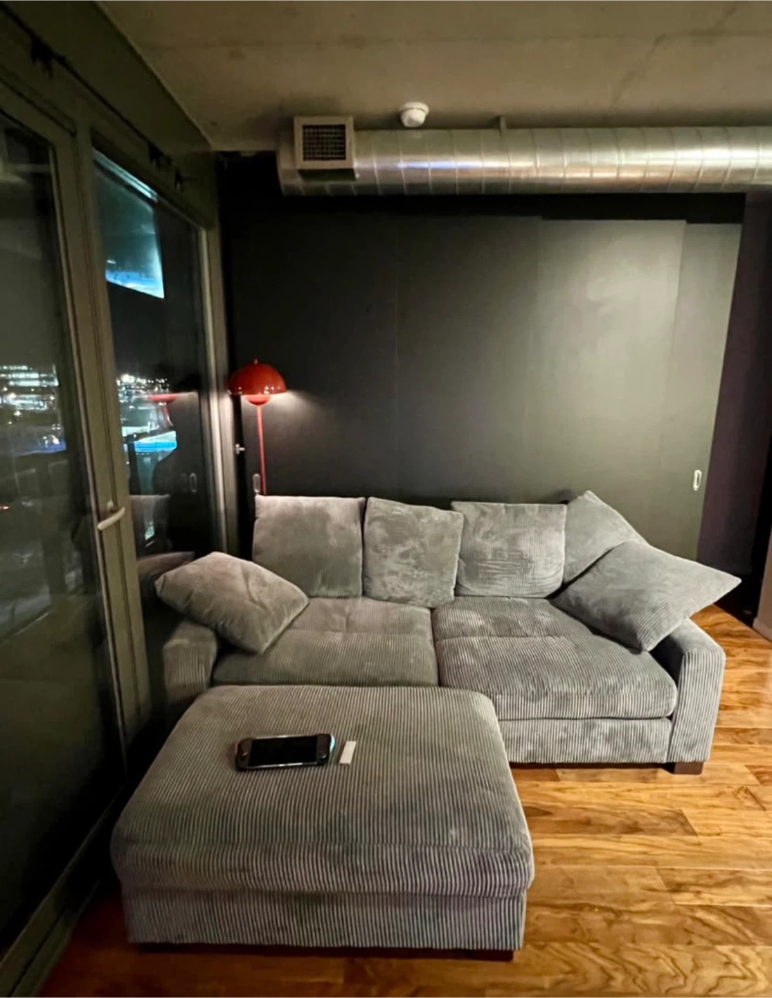 Brand new Corduroy Ottoman - photo 5