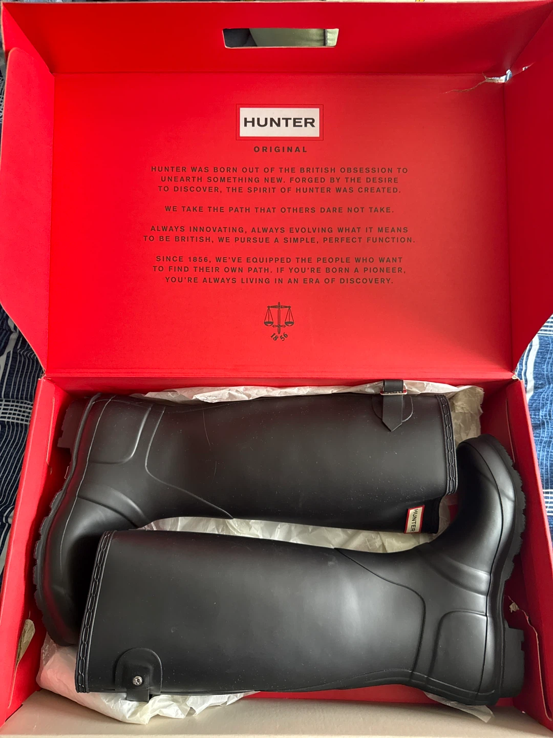 Hunter Original Tall Rain Boots - Size 7