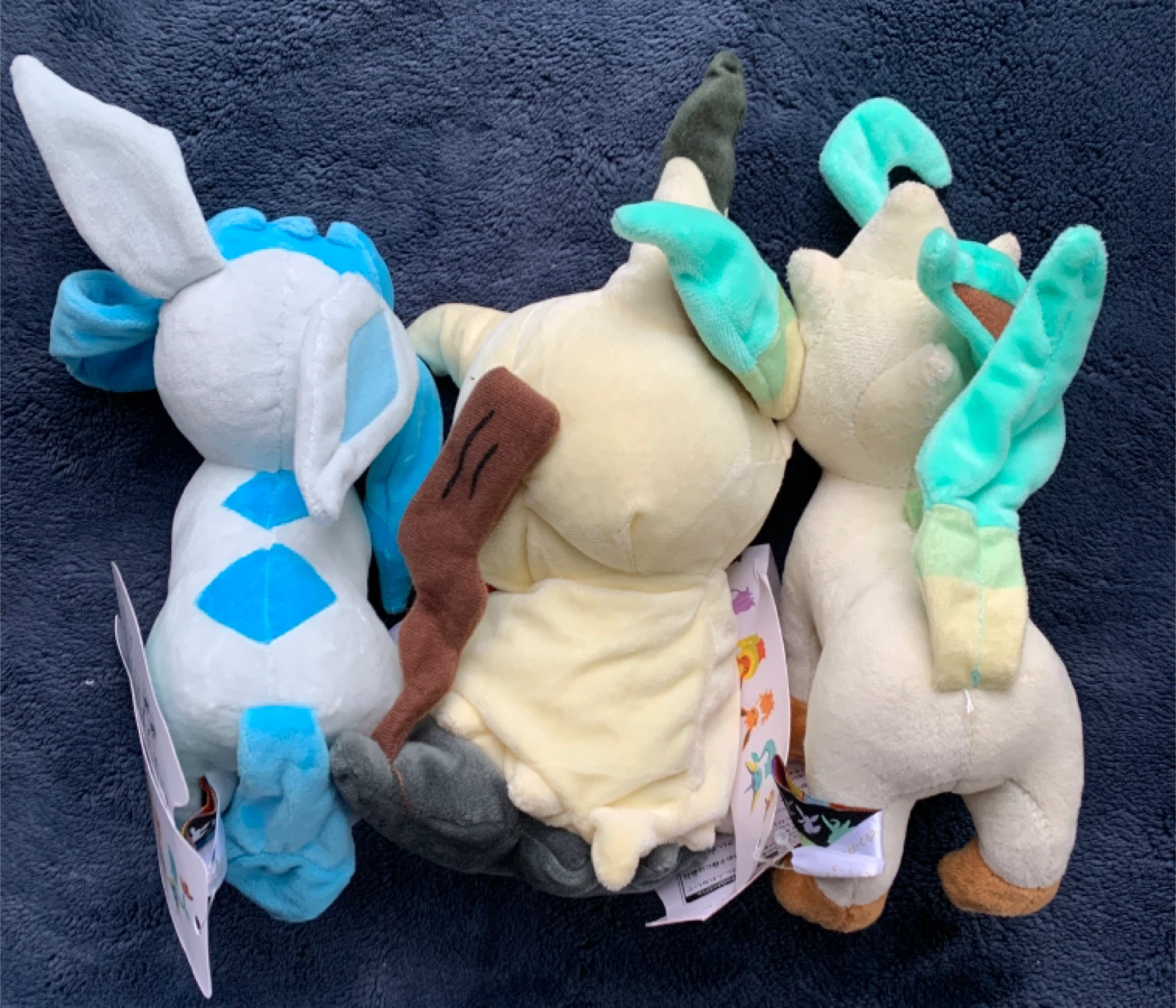 New Pokemon Bundle Leafeon Glaceon Mimikyu Plushie - photo 3