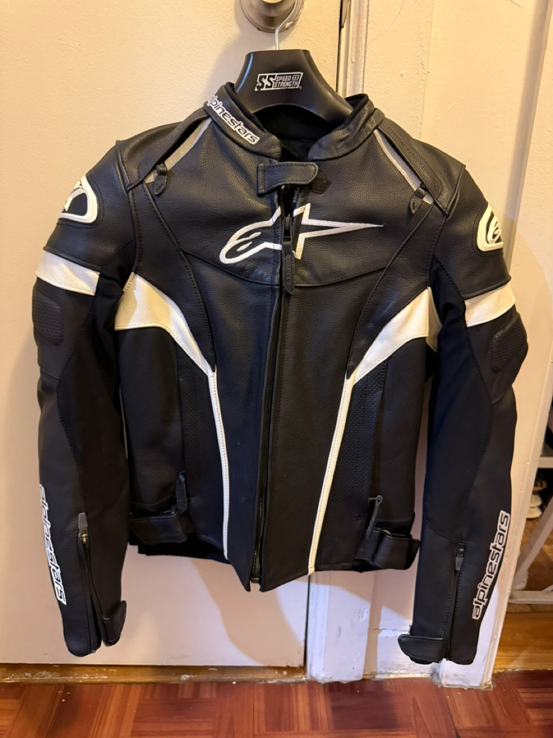 Alpinestars Stella Leather Motorcycle Jacket - Size 2 US