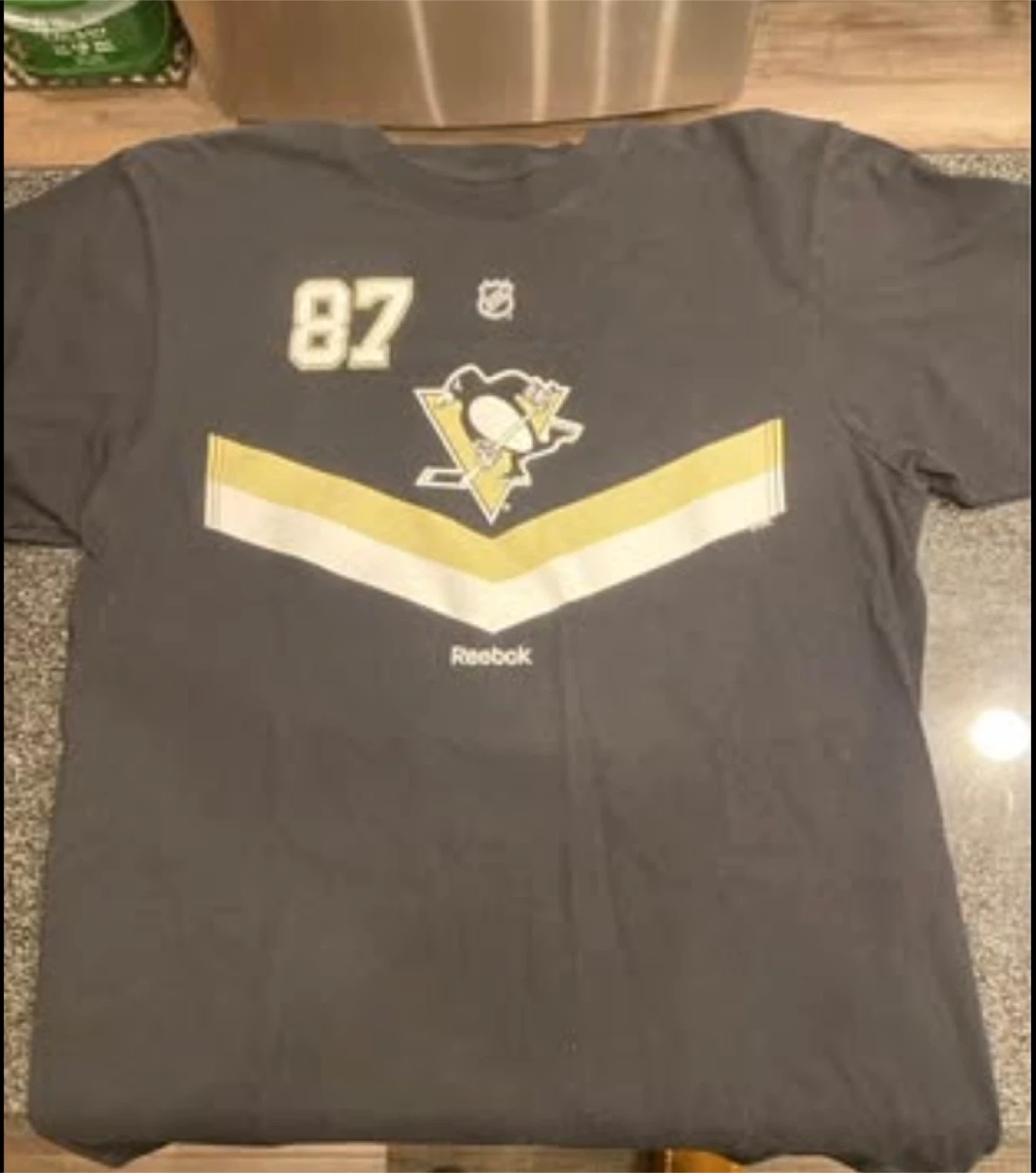 🥕Reebok Crosby #87 Penguins T-Shirt - Size L