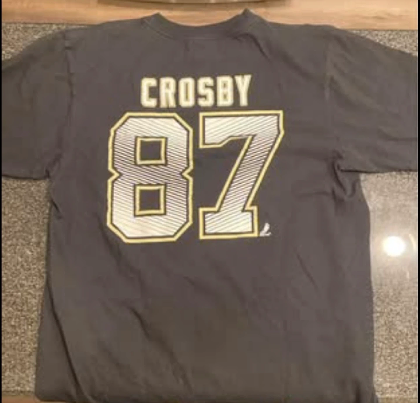 🥕Reebok Crosby #87 Penguins T-Shirt - Size L - photo 2