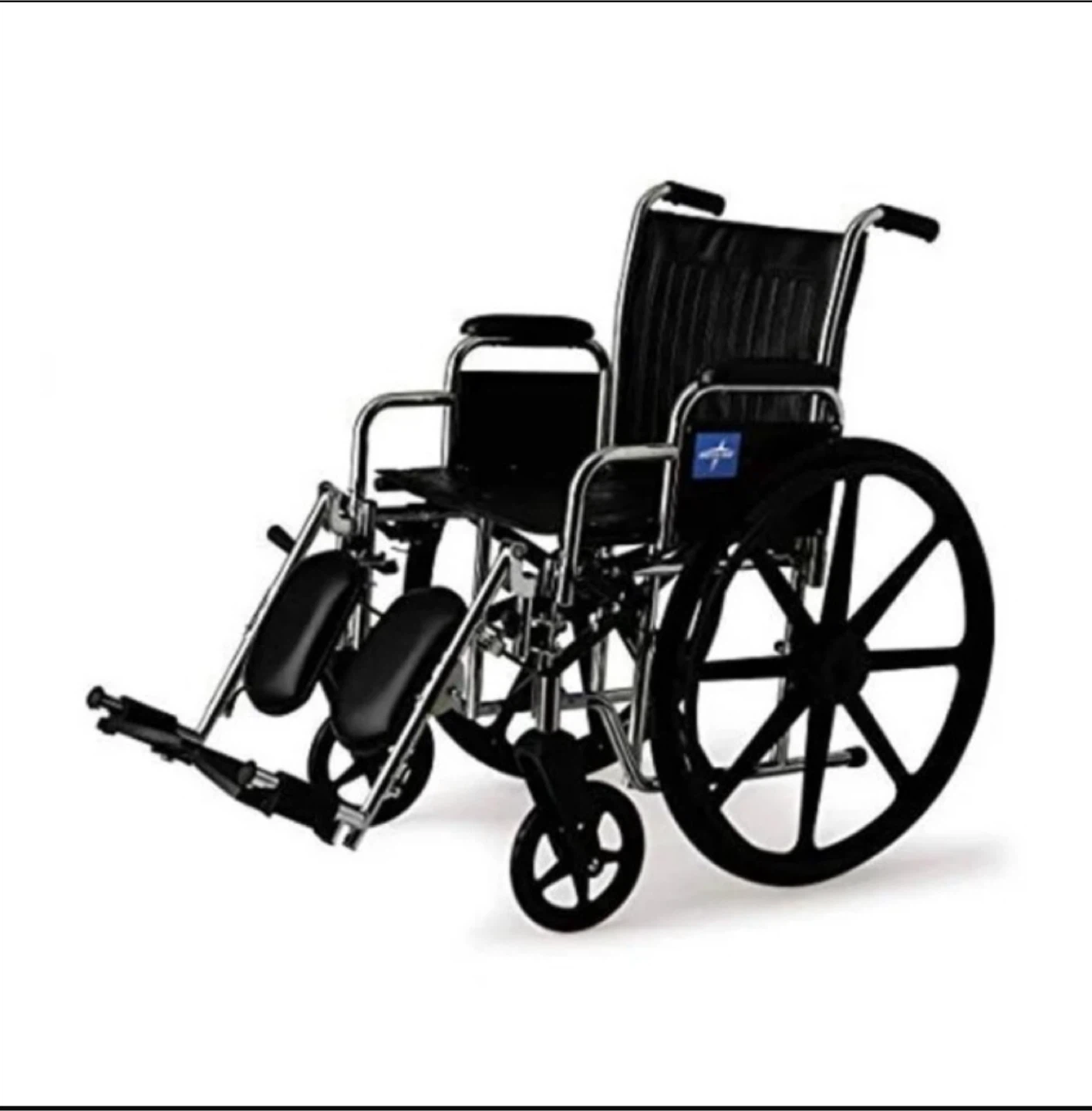Brand New Medline Excel 2000 Wheelchair with Elevating Leg Rests - photo 2