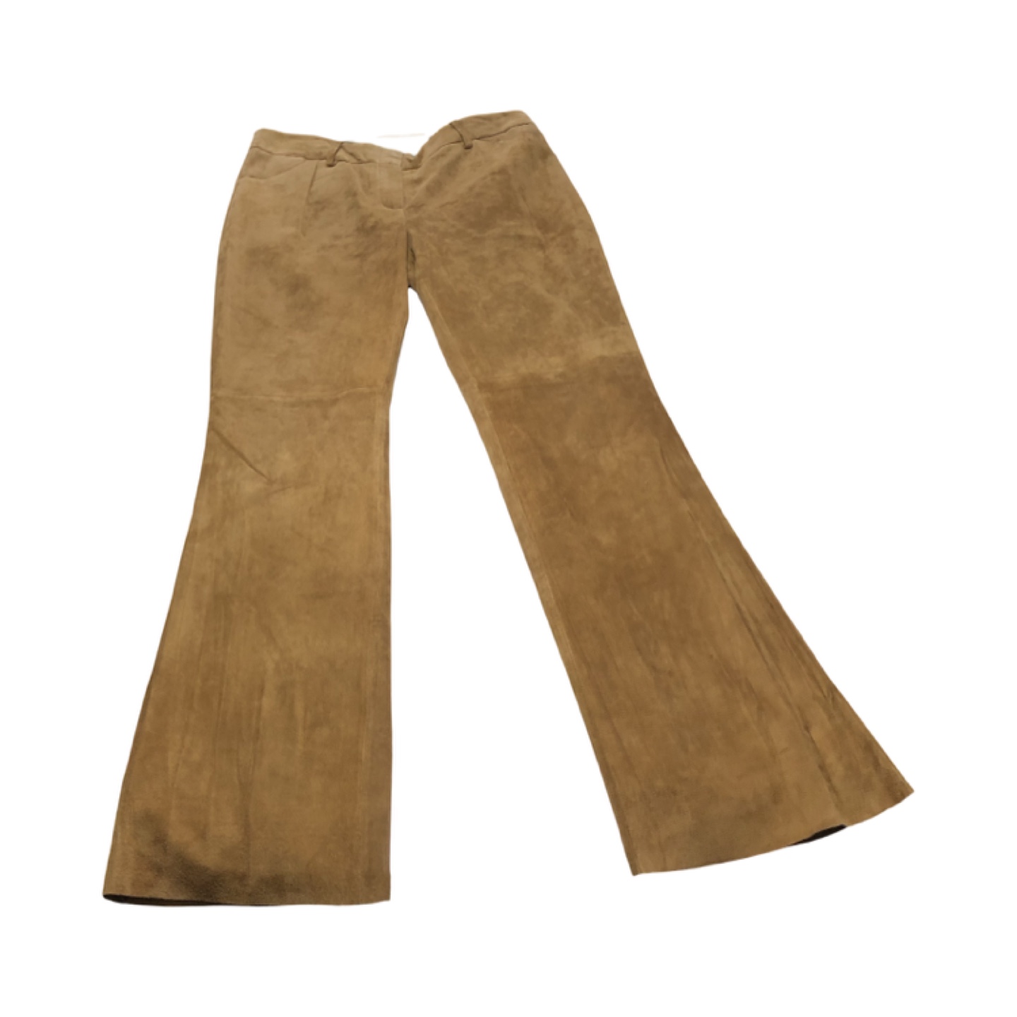 Skotts Suede Tan Leather Pants size 6 - photo 3