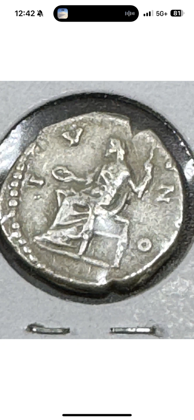 Ancient Rome Solid Silver Coin. Empress FAUSTINA 161-179 AD. - photo 2