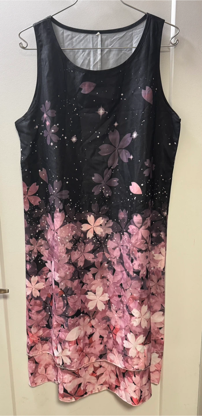 Purple Floral Dress