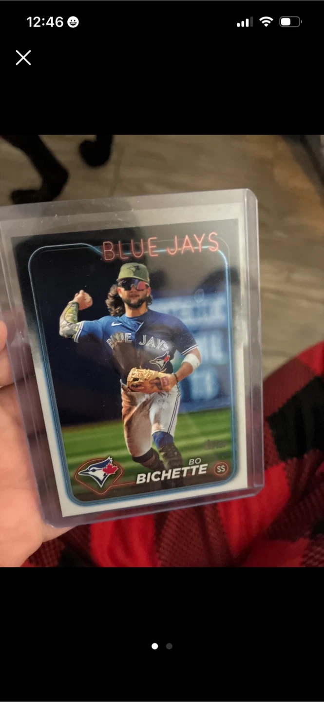 Will Wagner and Bo Bichette Toronto Baseball Card - photo 3