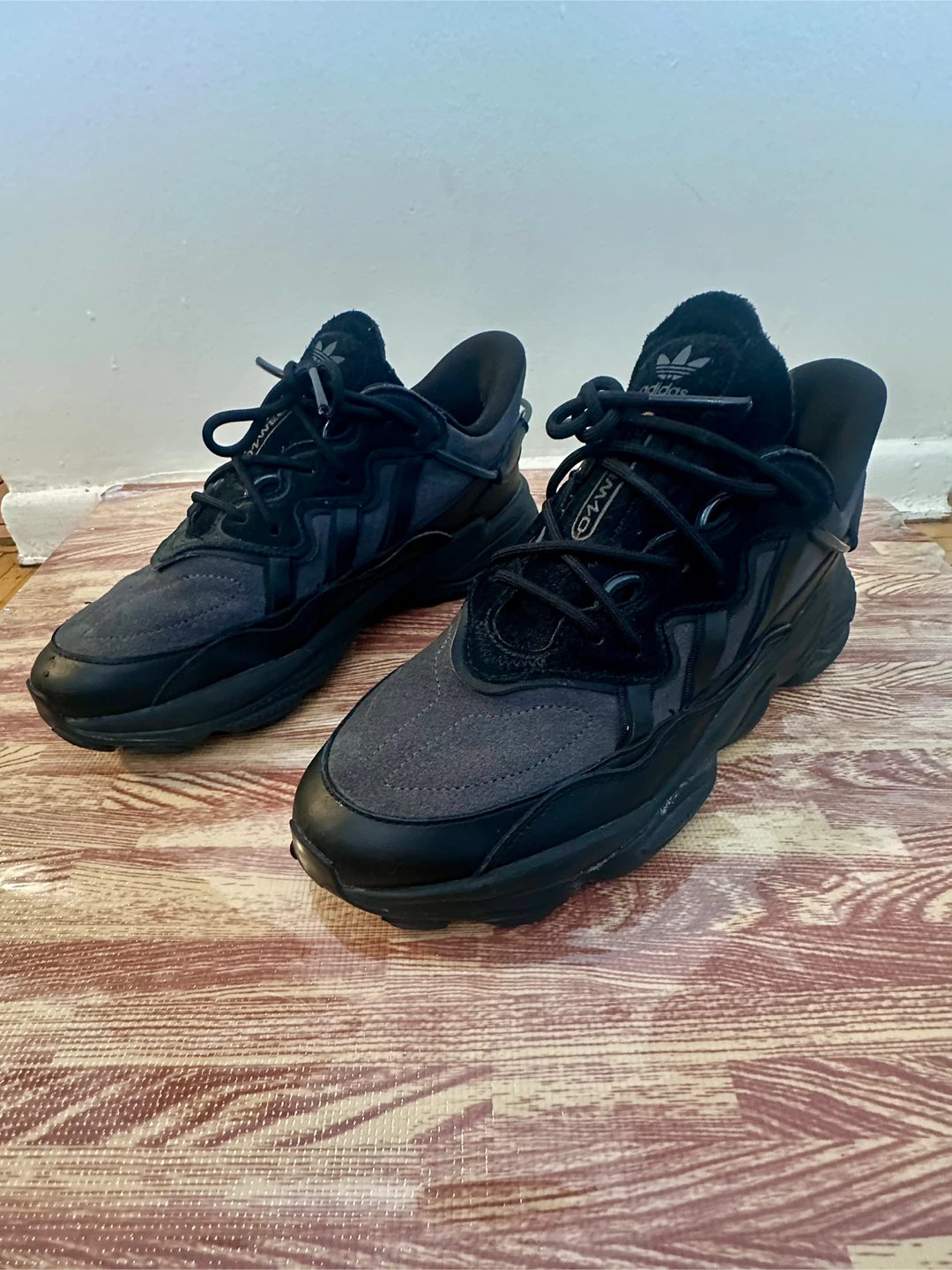 Adidas Ozweego Black Sneakers - Size 10.5 & 8.5