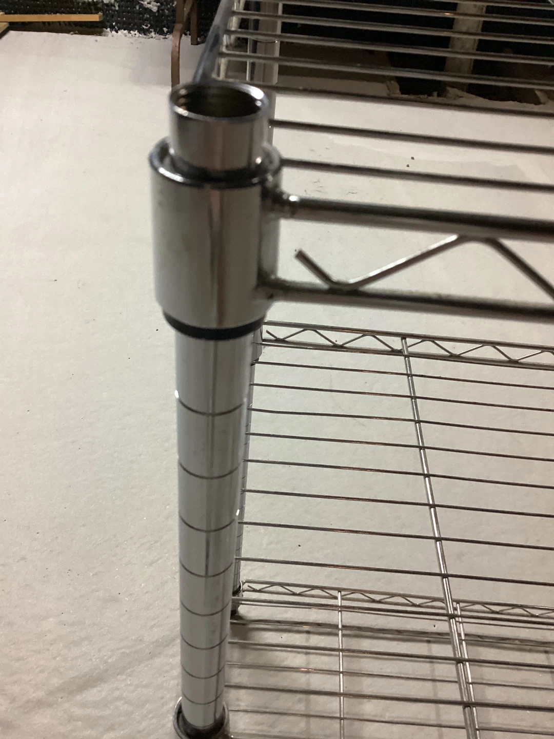 Chrome Wire Shelving Unit - photo 4