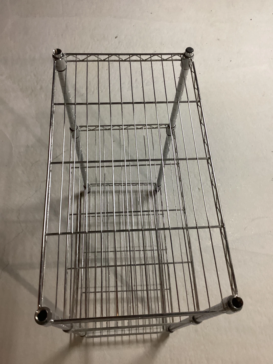 Chrome Wire Shelving Unit - photo 3
