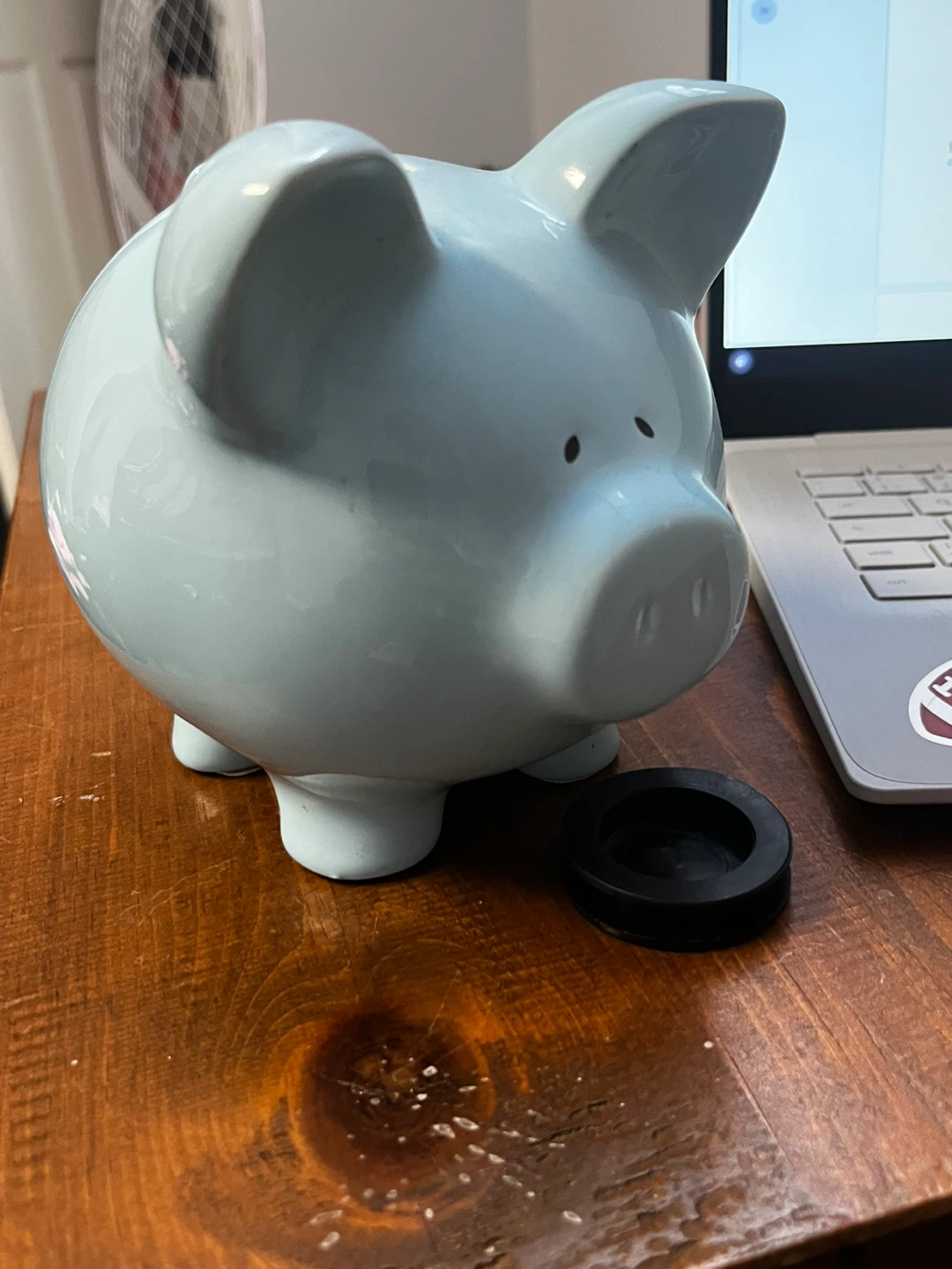 🥕Vintage Blue Piggy Bank