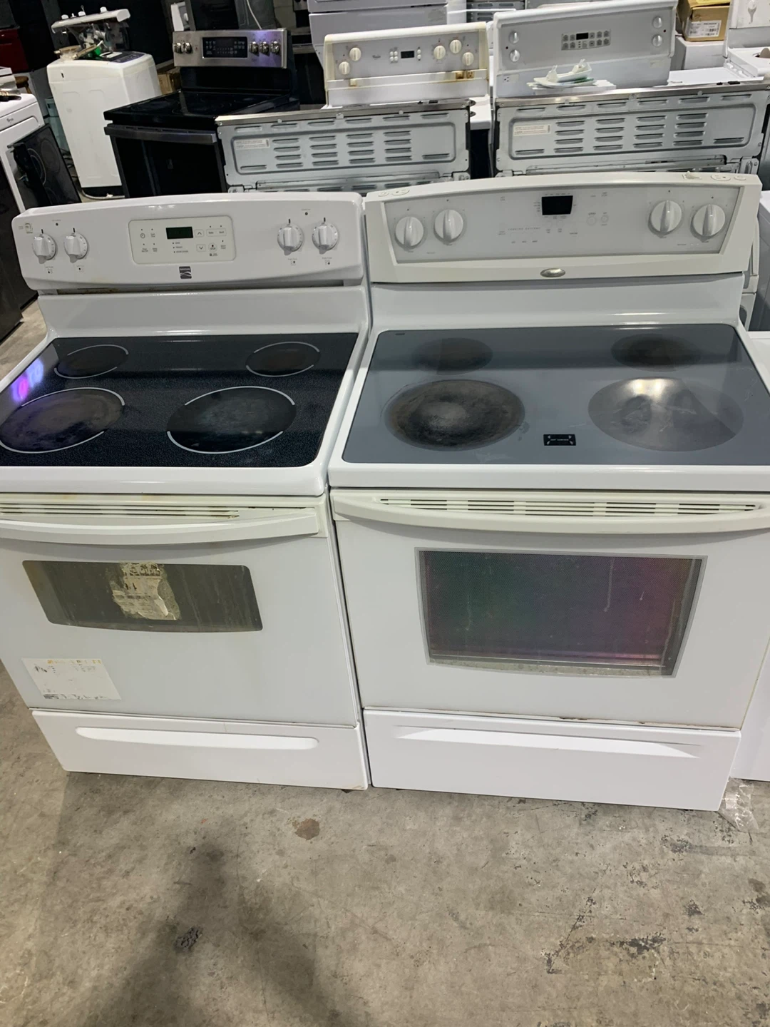 White Kenmore Electric Range Oven- Only 350/-