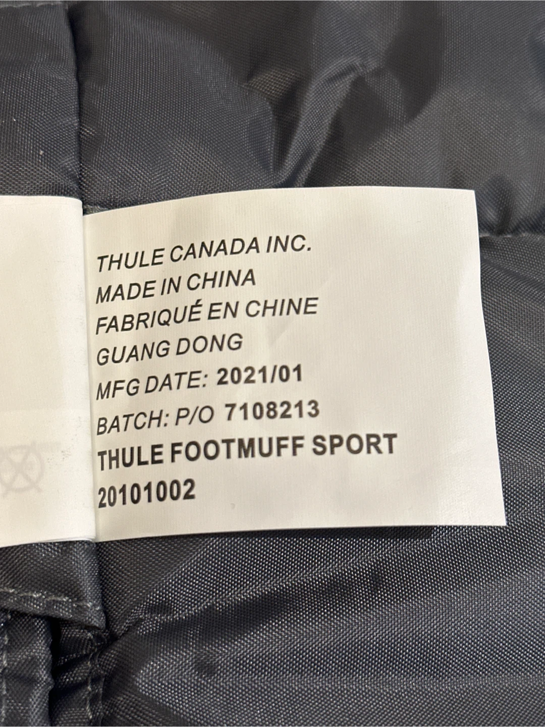 NEW Thule Footmuff Sport Stroller Accessory - photo 5