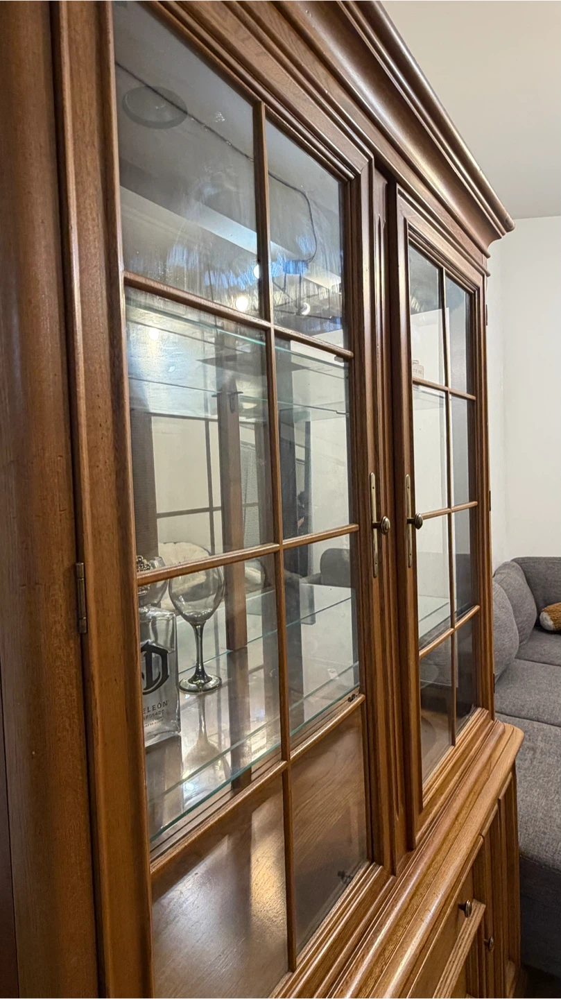 Bernhardt Wooden Display Cabinet antique - photo 2