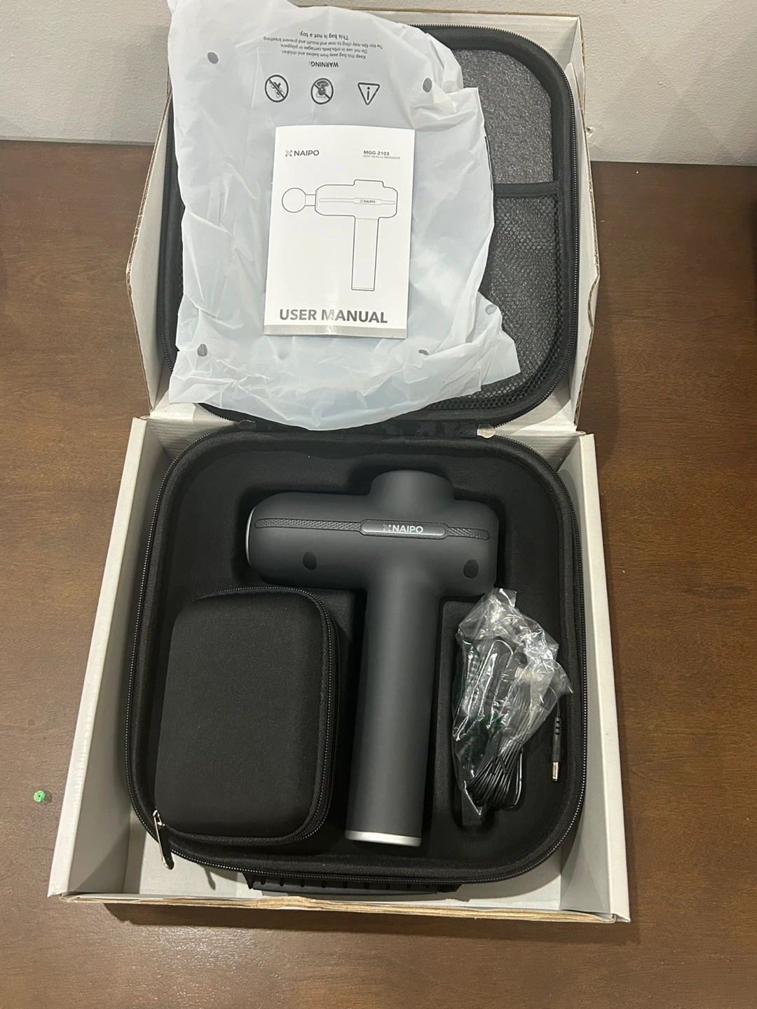 New Naipo Deep Muscle Massager MGG-2103 - Like New! - photo 4