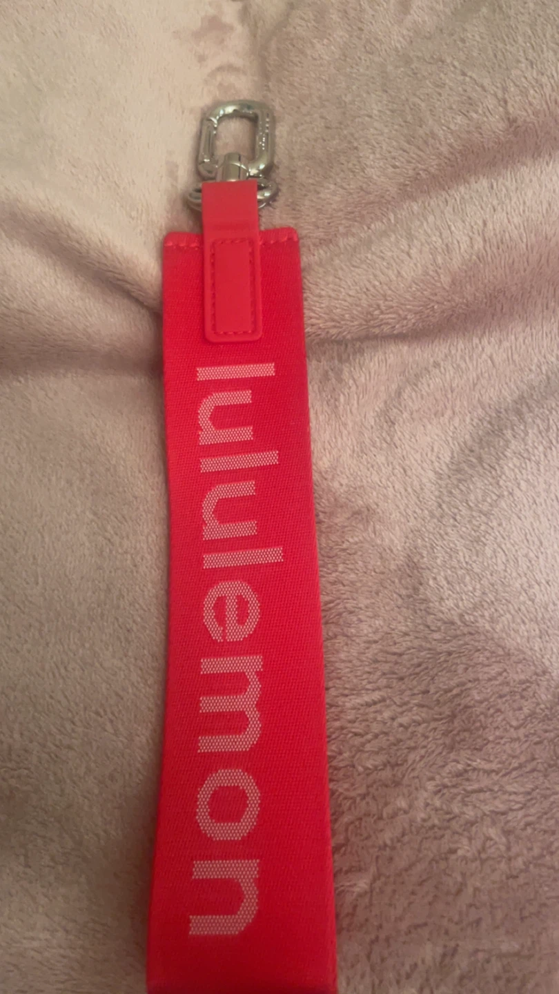 Lululemon Red Keychain