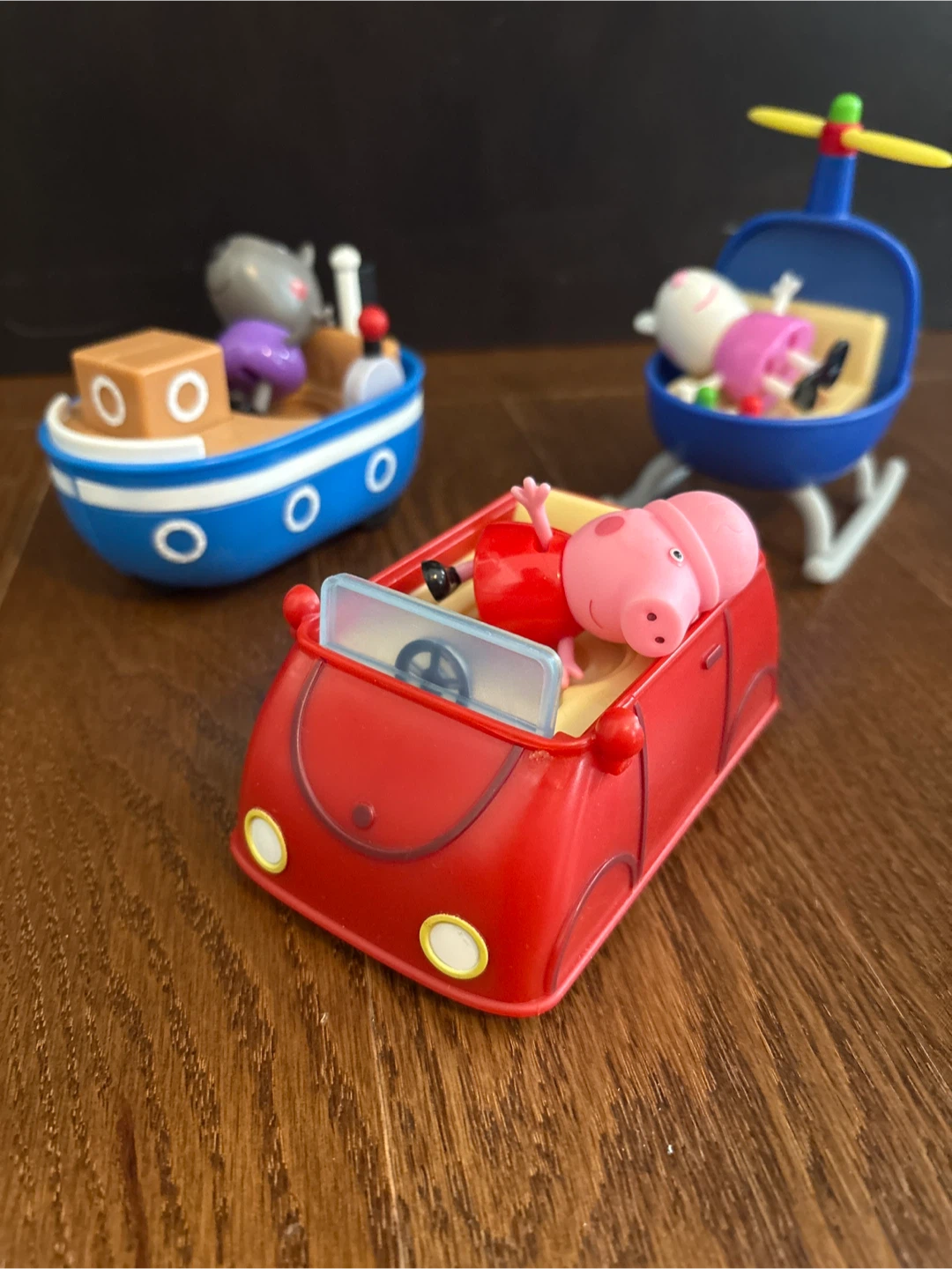 Peppa Pig Car, Helicopter & Boat Toys