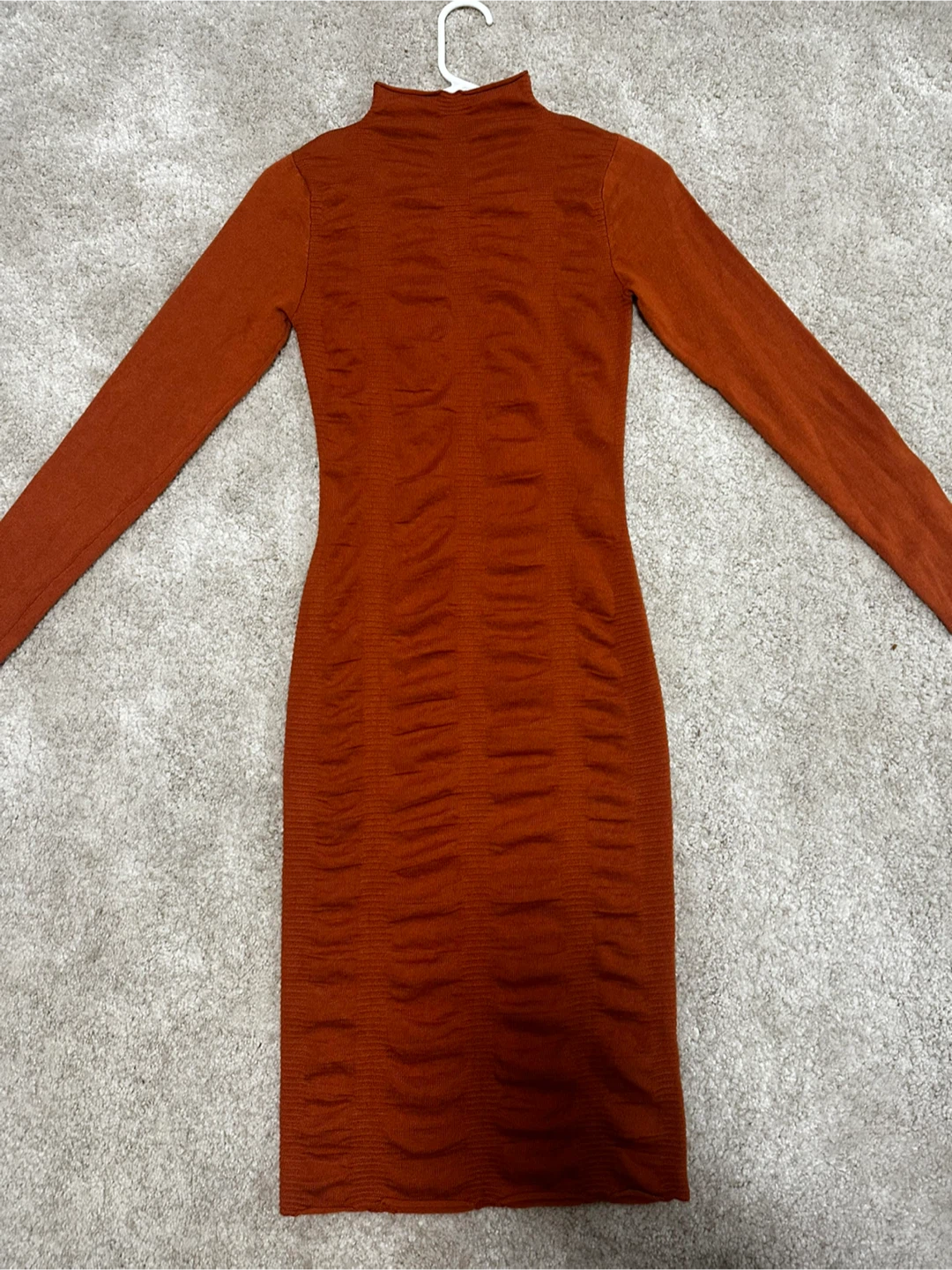 Orange Bodycon Dress