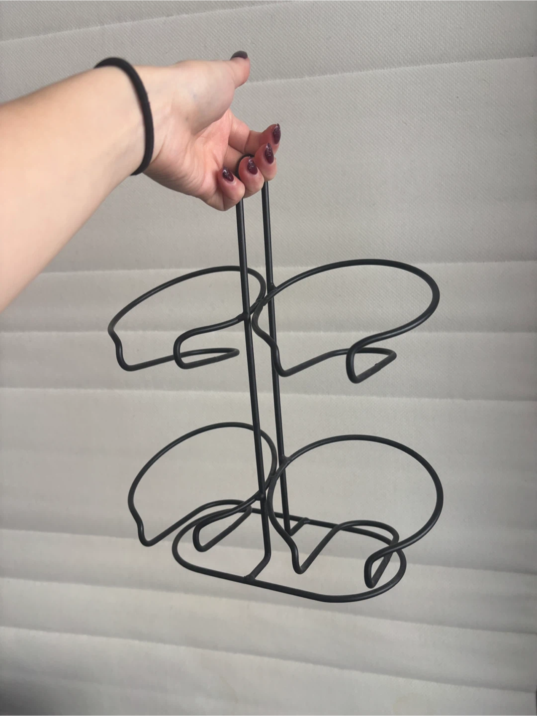 🥕 Black Rack - Holds 4 mugs