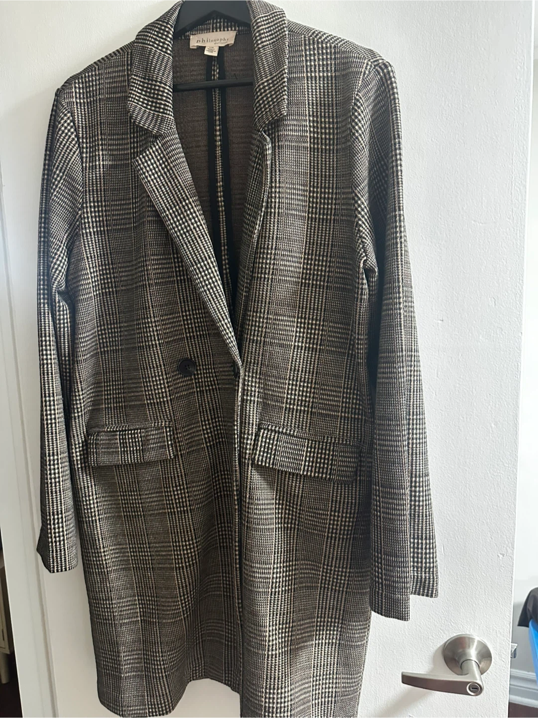 Philosophy Republic Clothing Plaid Blazer Jacket - Size L/G - photo 2